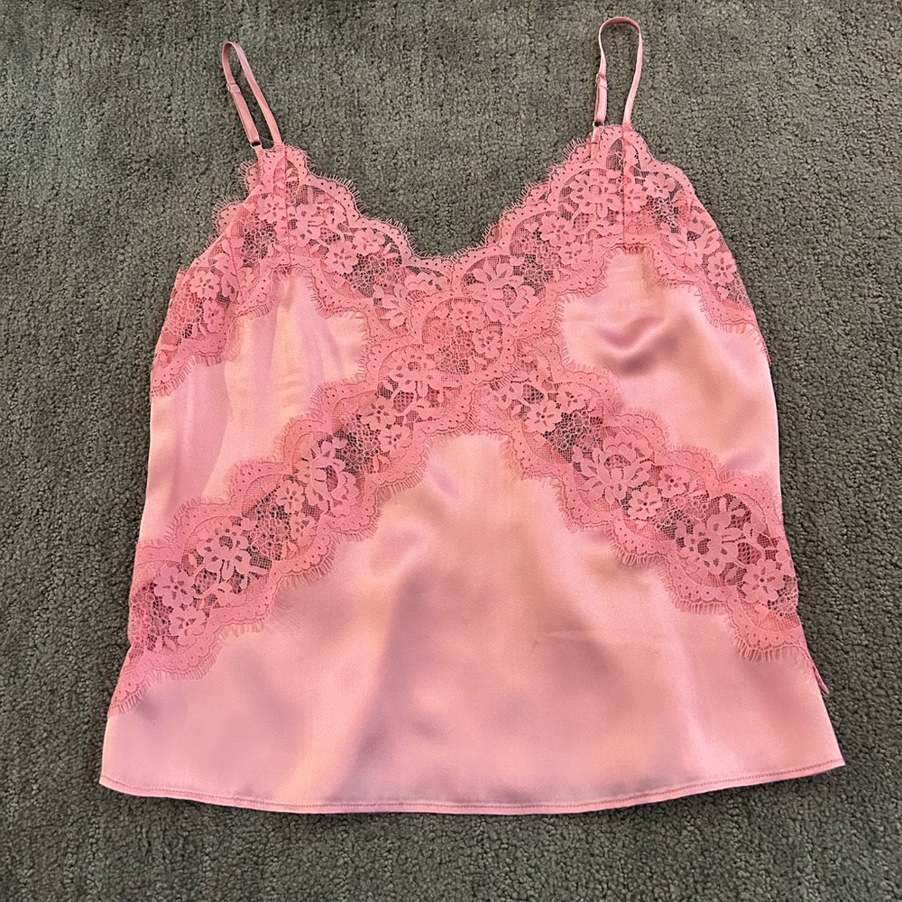 Cami NYC Pink Lace Camisole
